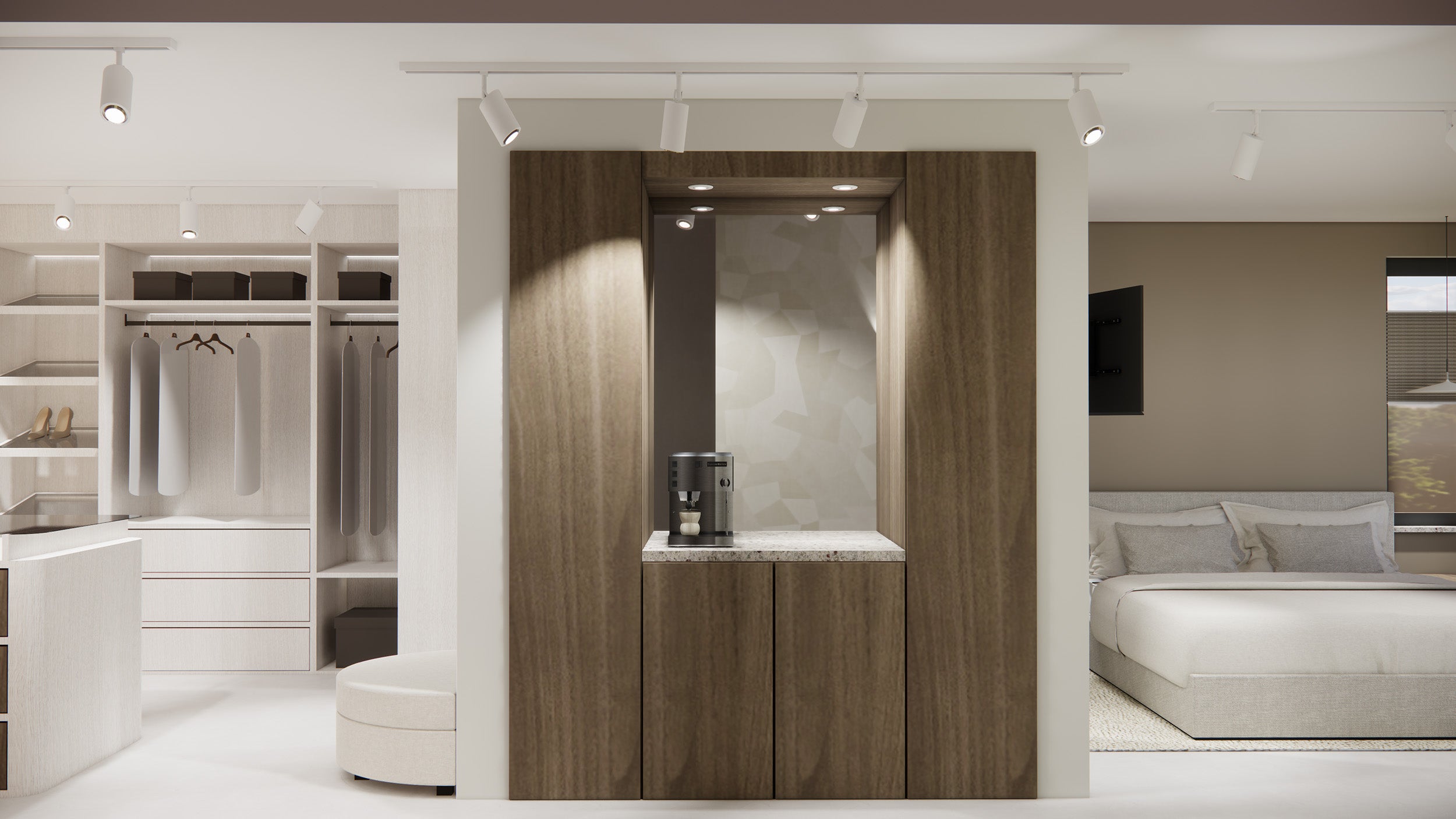 Fotorealistische visualisatie van het appartement in Amsterdam door House of Neve