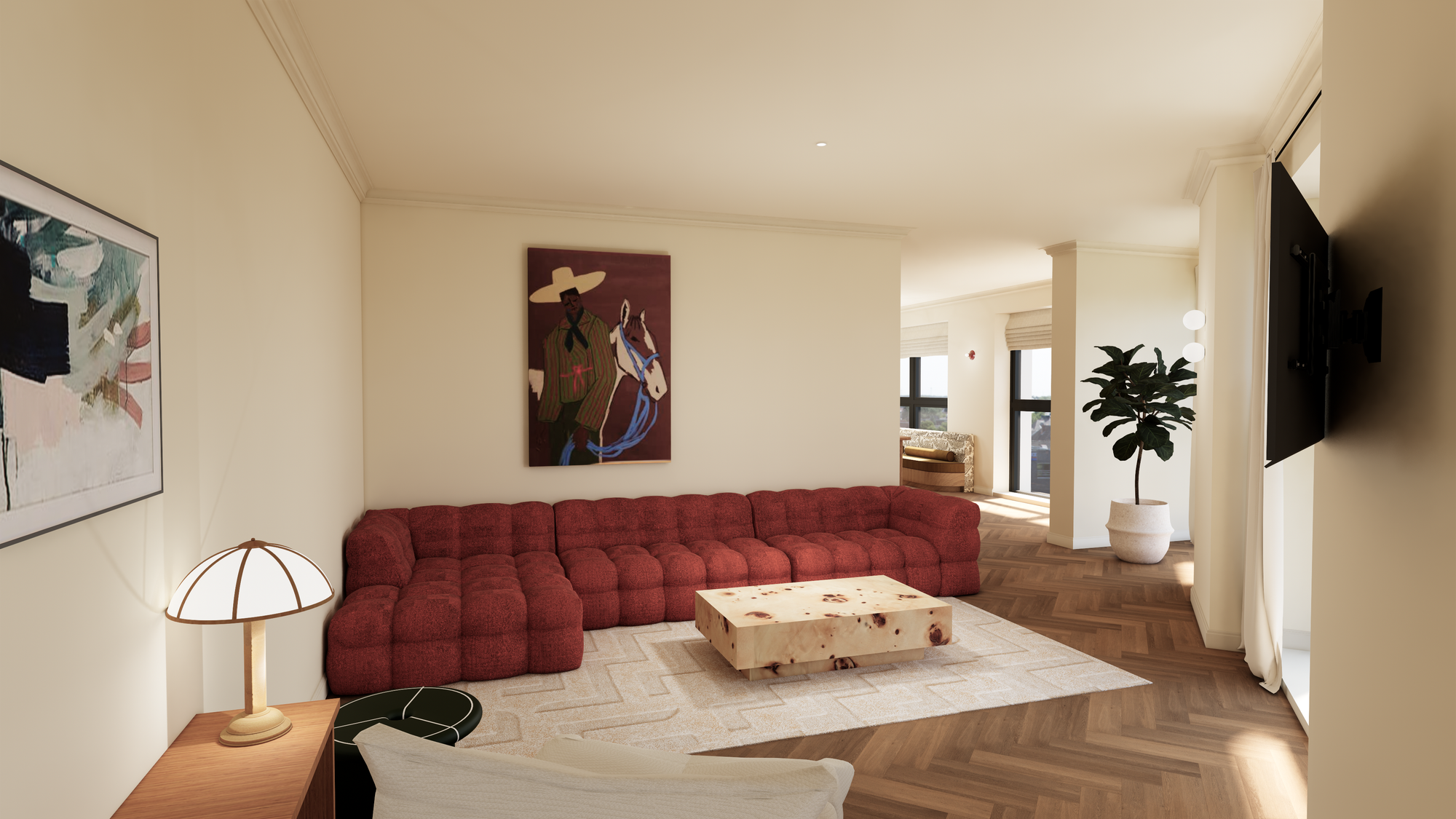 Interieurbeeld uit het portfolio van House of Neve, project Delft